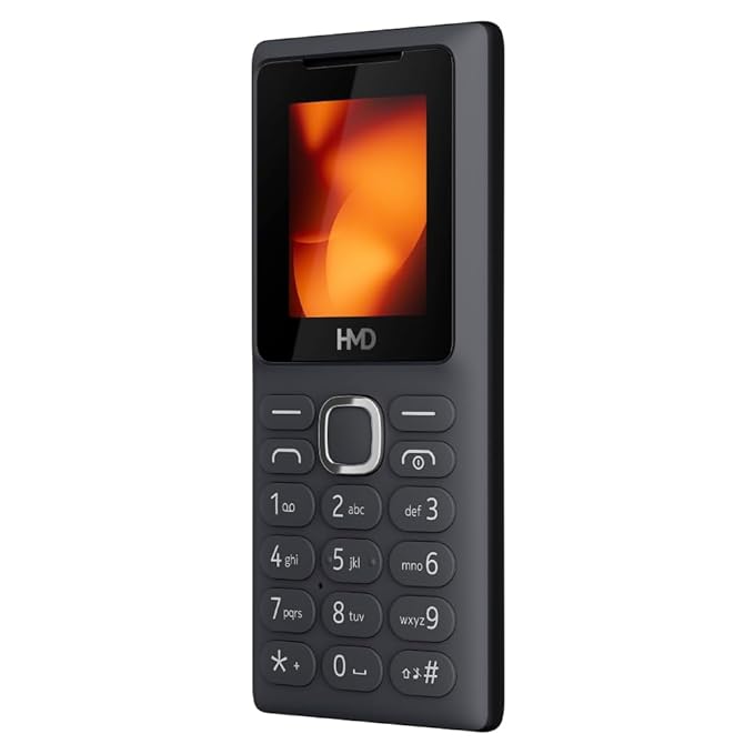 HMD 101 Keypad Mobile Phone |Dual SIM, Long Lasting Battery, Durable Design, Phone Talker, Wireless FM Radio, MP3 Player, MicroSD, 1-Year Replacement Guarantee | Grey